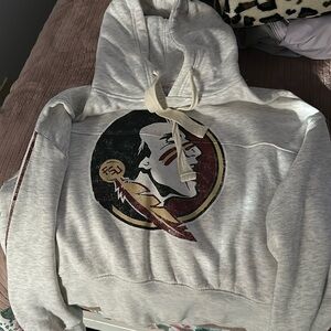 FSU cropped hoodie